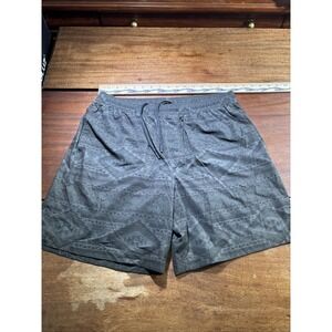 Chubbies Men's Sz XL Black Aztec Design Swim Trunks